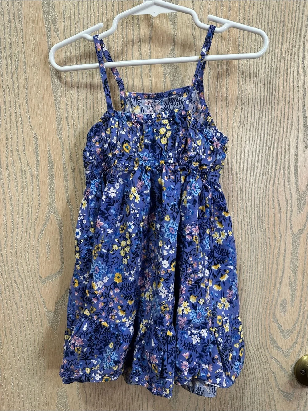 Old Navy Blue Floral Dress 3T